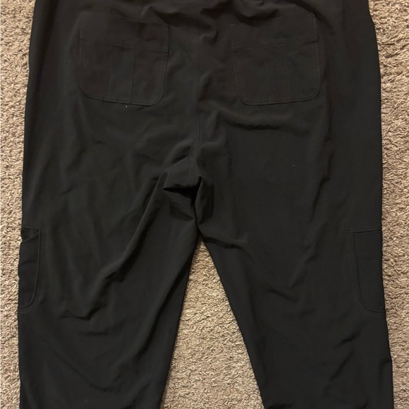 Style & Co NWT Woman L Black Cropped Pants with Drawstring Lightweight Brand New - Picture 8 of 10